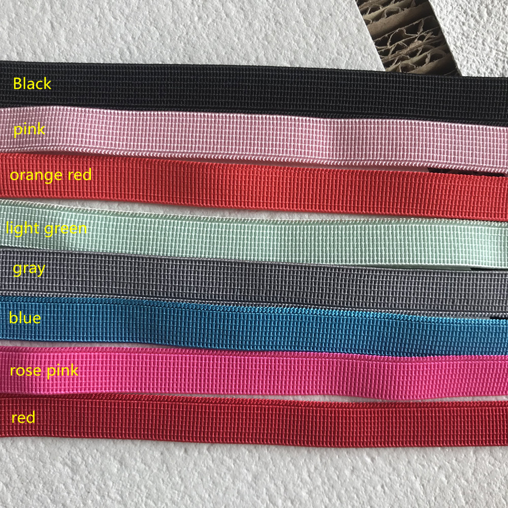 Banda elástica antideslizante de silicona transparente de 2 metros y 10mm, correa de ropa interior de Color, correas de encaje elásticas de goma, Material de cinturón DIY
