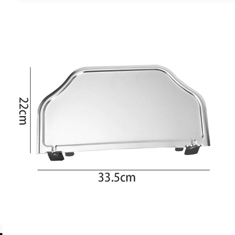 Rostfritt stål grillgrill lätt att installera aluminiumlegering lagringskort grilltillbehör material bord lagringskort