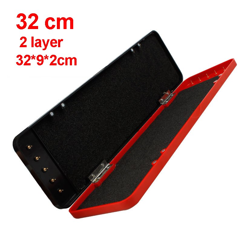 2- etterslep /3- etterslep karpe fiskerigg takle boks sikk chod stiv hår rigg oppbevaringsboks til herabuna fiskelinje krokutstyr  b362: 2 etterslep 32cm