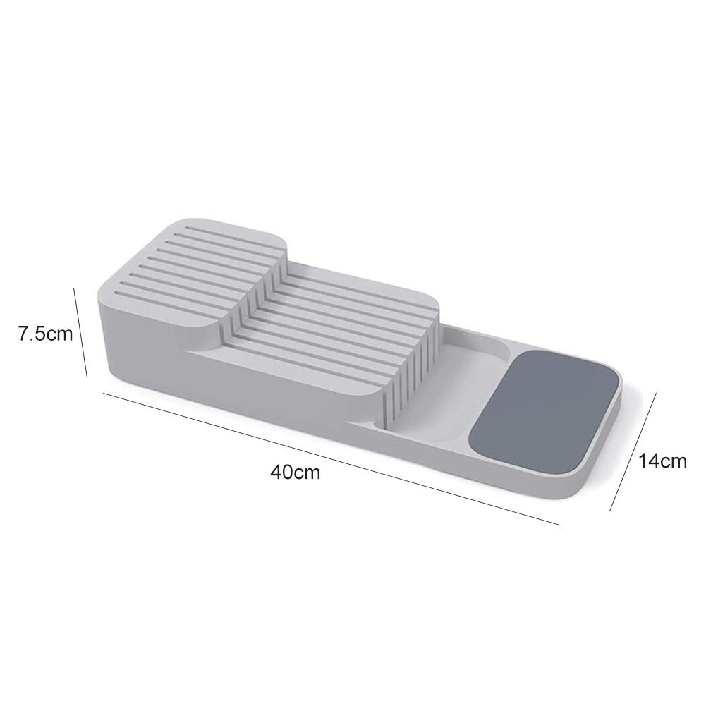 Kitchen Drawer Tray Spoon Knife Fork Tableware Separation Finishing Storage Box Cutlery Eco-Friendly Organizer #4W
