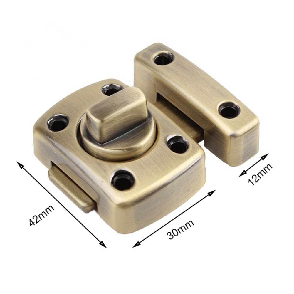 1 Pcs Zinklegering Dikke Anti-Diefstal Beveiliging Deur Draaien Klink Slide Lock Voor Gate Venster Kabinet AUG889
