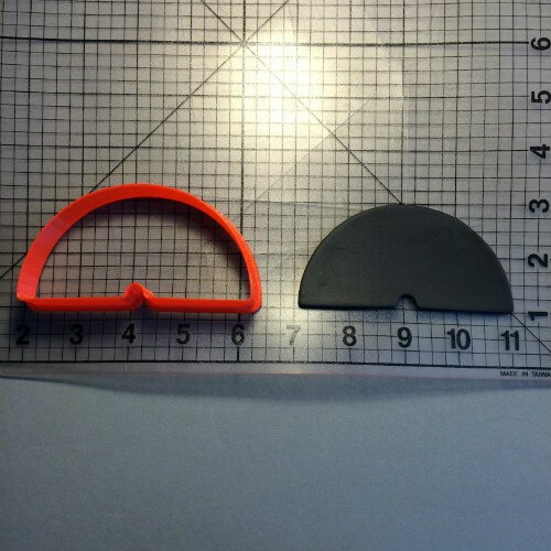 Custom Made 3D Printed Cookie Cutter Rainbow And Set Of Clouds Fondant Cookie Cutters Fondant Cupcake Mould Cake Decorating Tool: 4 inch