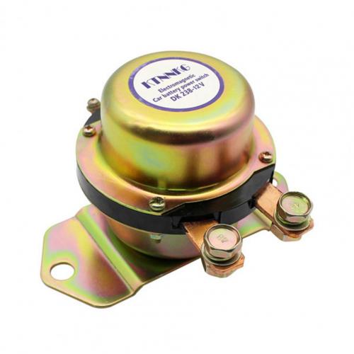 Universal 12V Car Battery Switch with Wireless Remote Control Manual Control Disconnect Latching Relay Copper: Default Title