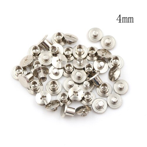 20 pièces Nickel vis de liaison Rivets à ongles pour sac pièces accessoires 5x6mm 6 tailles M5 * 12mm M5 * 10mm M5 * 8mm M5 * 6mm M5 * 5mm M5 * 4mm: M5x4mm