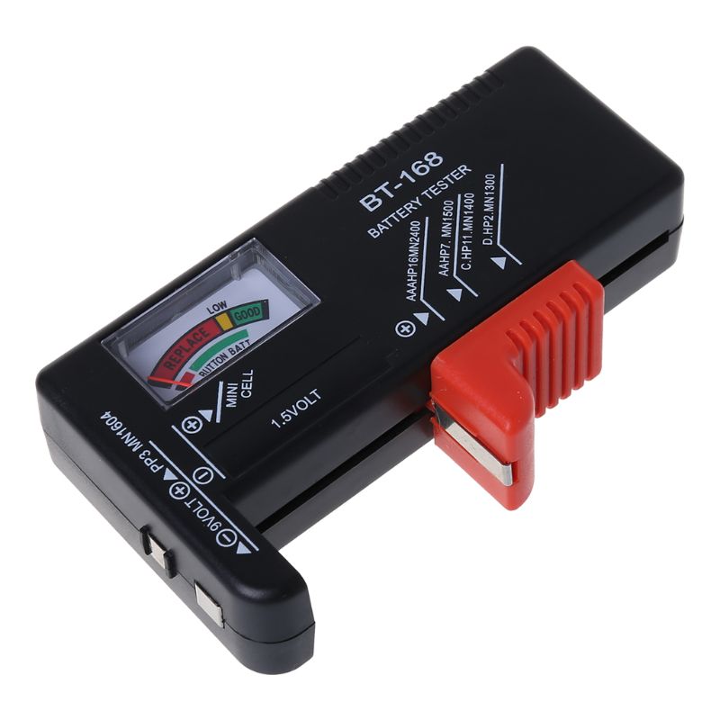 Universele Batterij Tester Aa Aaa Cd 9V Knoopcel Checker Volt Tester Checker