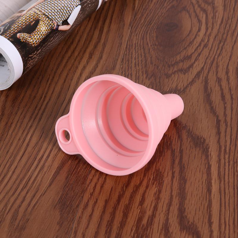 Kitchen Useful Folding Funnel Style Funnel Protable Mini Silicone Gel Folding Kitchen Cooking Tools Accessories