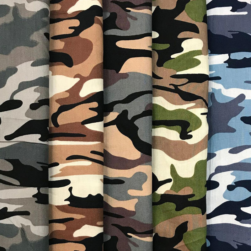 100% Cotton Eco-friendly Camouflage Army Camo Printing Fabric Diy Quilting Sewing 100X150cm