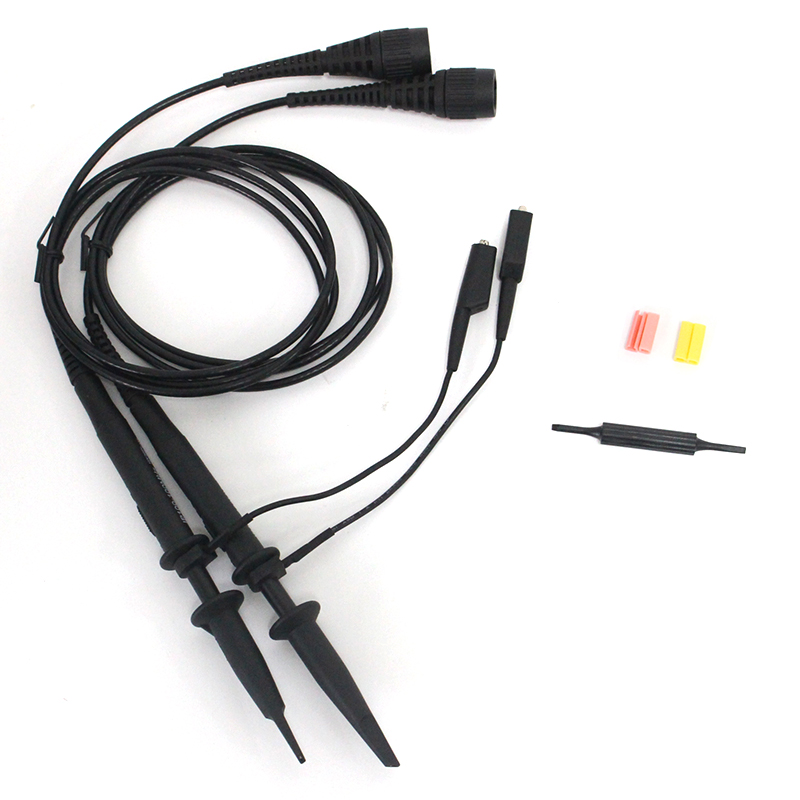 Kit de sonda de osciloscopio portátil, accesorios de osciloscopio Sonde, IP-100, 100MHZ, X10, X1, 2 uds.
