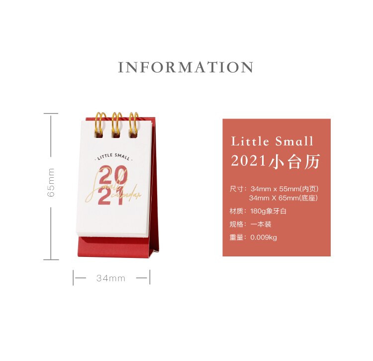 2021 ins stil personlighet dekoration arbete anteckning kalender mini skrivbord kalender diy bärbara skrivbord kalender schema schema