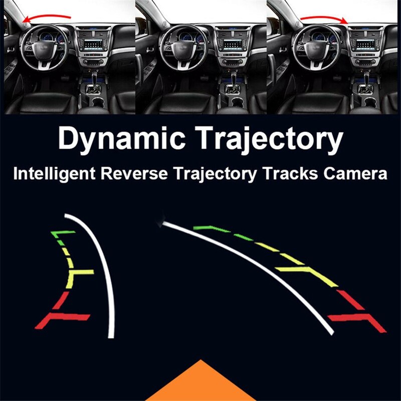 Universal Car Rear View Camera Reverse Reversing Camera Korean Screw Camera with Dynamic Trajectory