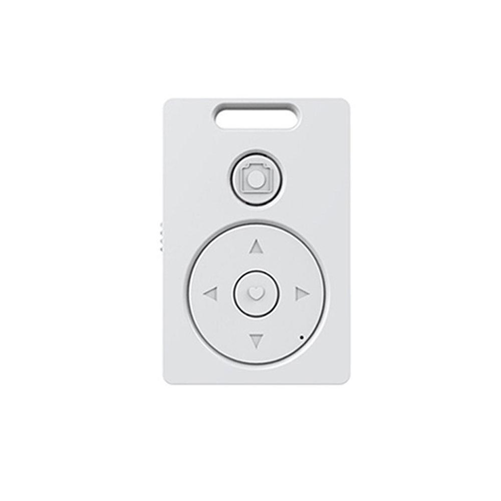 mini Bluetooth bezprzewodowy pilot zdalnego sterowania aparat migawka Selfie regulator czasowy nagrywanie multimedialna kamera wideo uwolnienie dla iphone android: biały