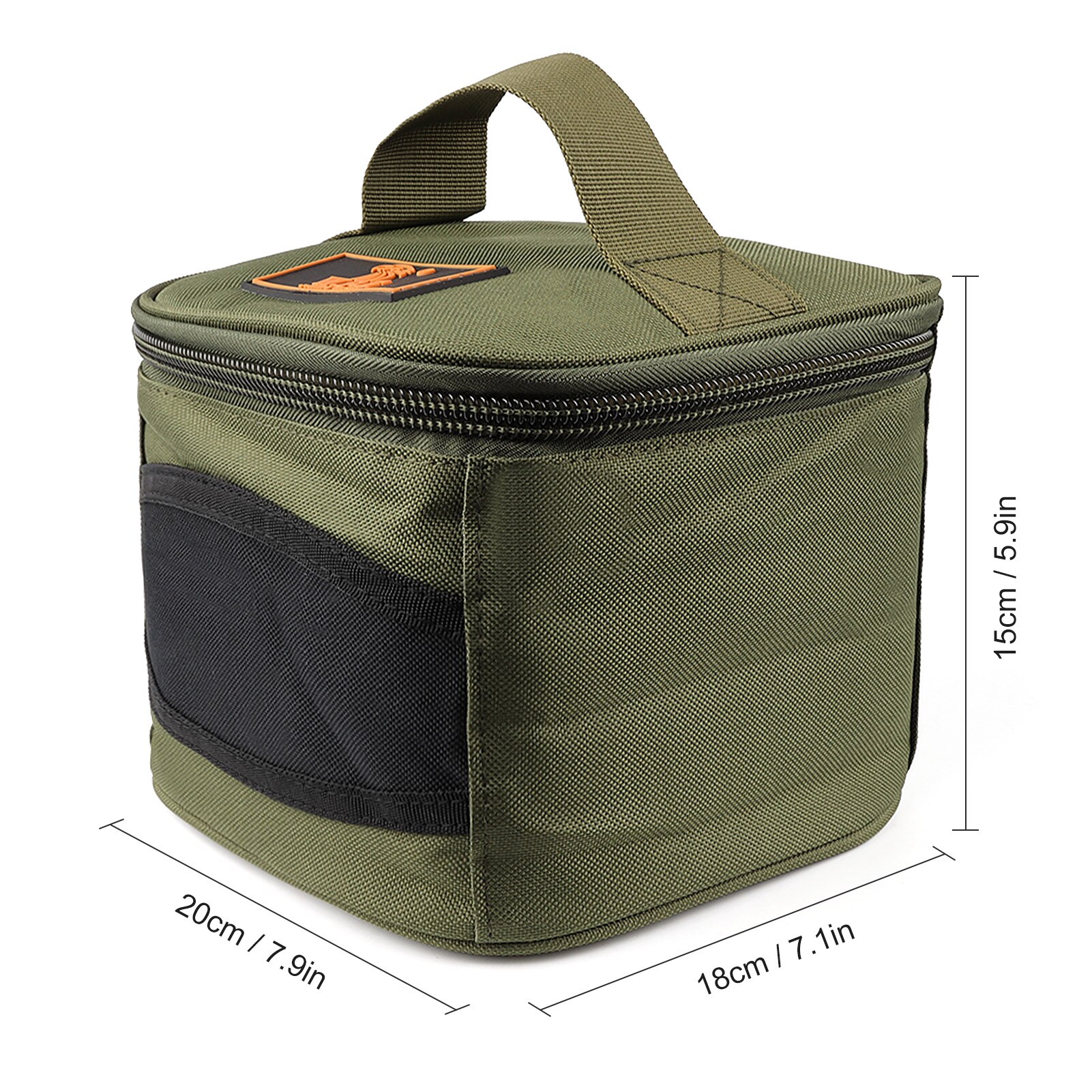 Sac de rangement pour moulinet de pêche à la carpe, étanche, résistant aux déchirures, série 500 – 10000, mallette de transport, sac d'outils: B