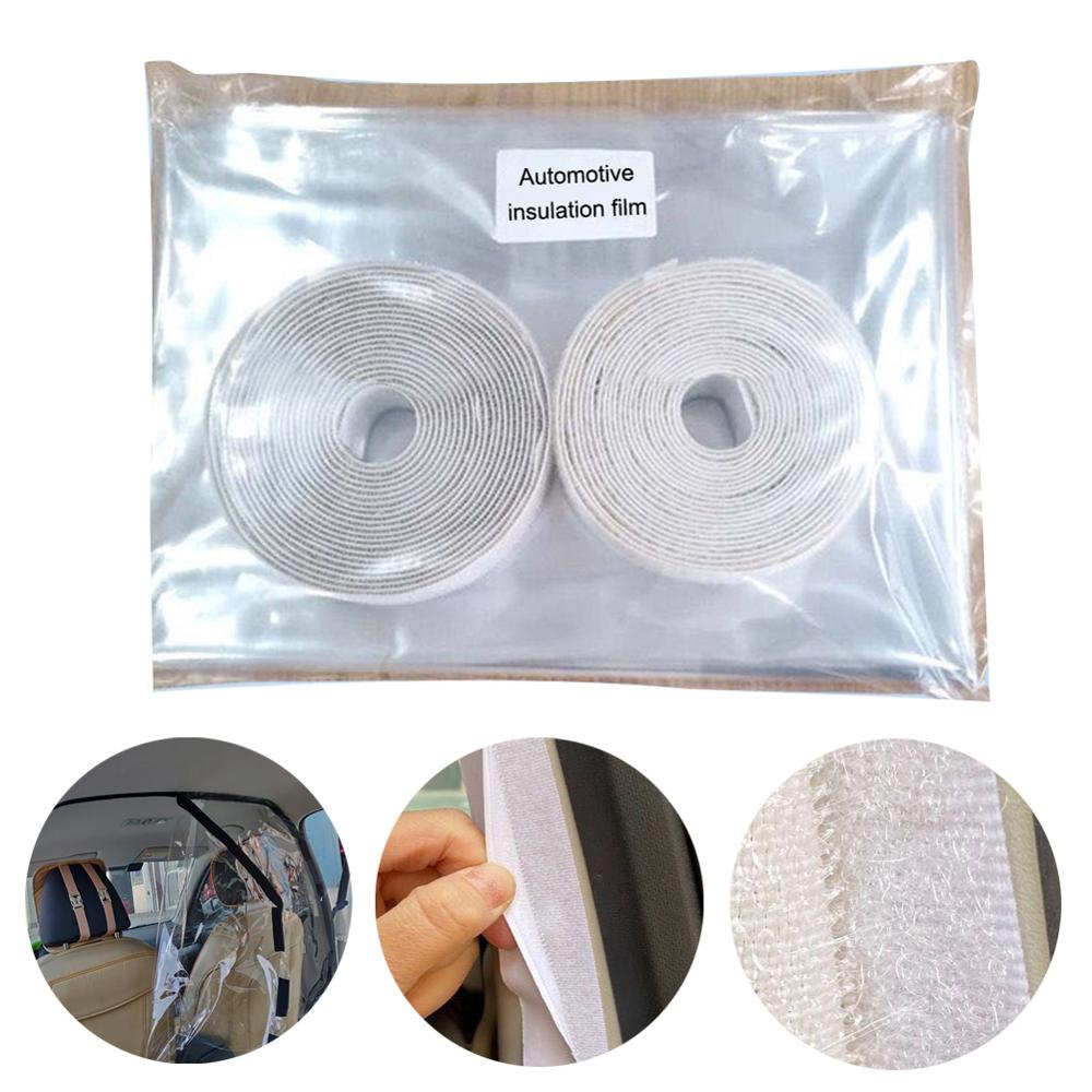 Transparent Car Anti Droplets Proof Isolation Screen PVC Protection Film Curtain For Uber Taxi Driver Passenger Car Interior