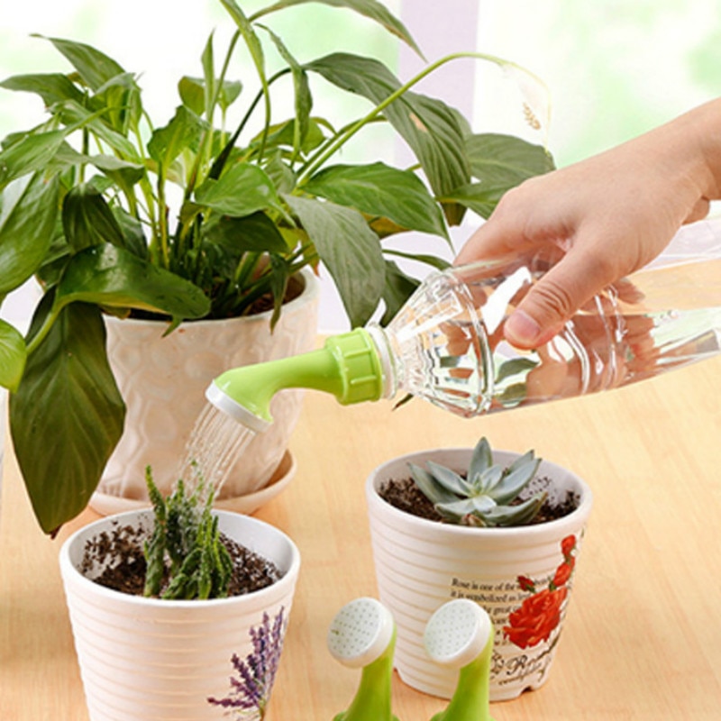 2 stuks kunststof sproeier voor het bewateren van bloemen, huishoudelijke tuingereedschap, gieter, waterfles, watersproeier en gieter
