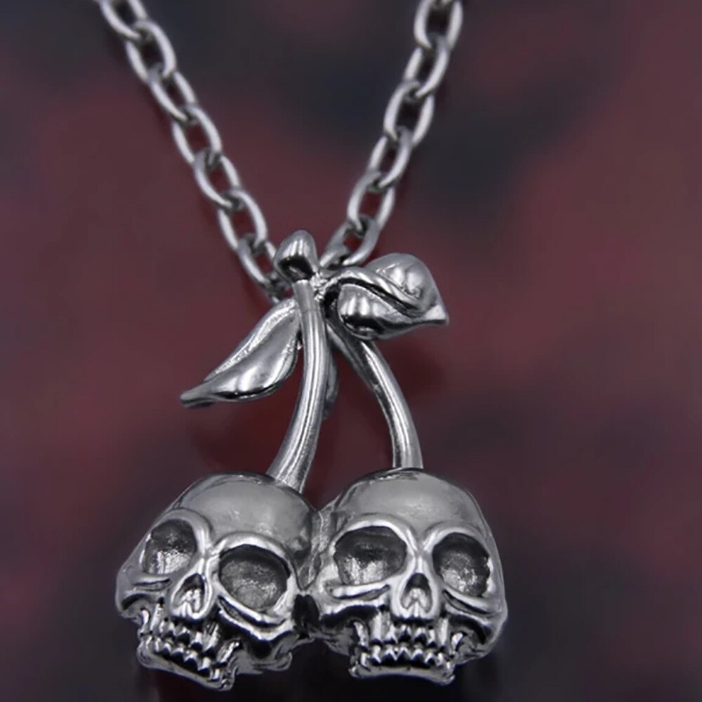 Kreative Jahrgang Punk Schmetterling Schädel Schwert Herz Blume Anhänger Halskette für Männer Frauen Kühlen Sonne Teufel Skelett Halskette Schmuck: 018