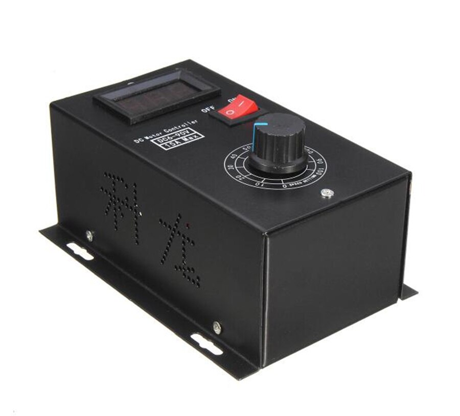 DC 6-90V PWM DC Motor Speed Controller Regler PLC 15A Gouverneur Volt Display