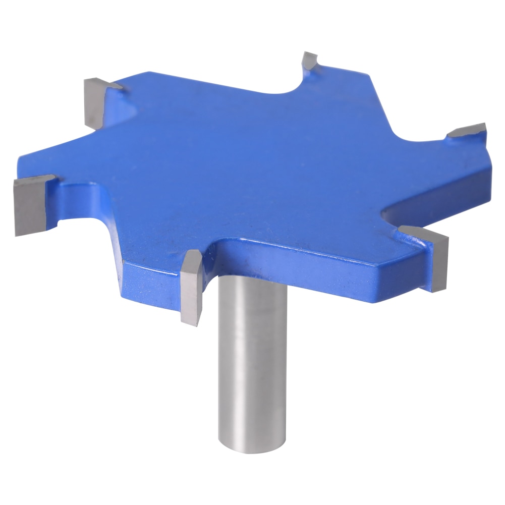 1pc 1/2 "skaft 12mm skaft 6 kant t type slotting kutter trebearbeiding verktøy fresebiter til tre industriell klasse freser