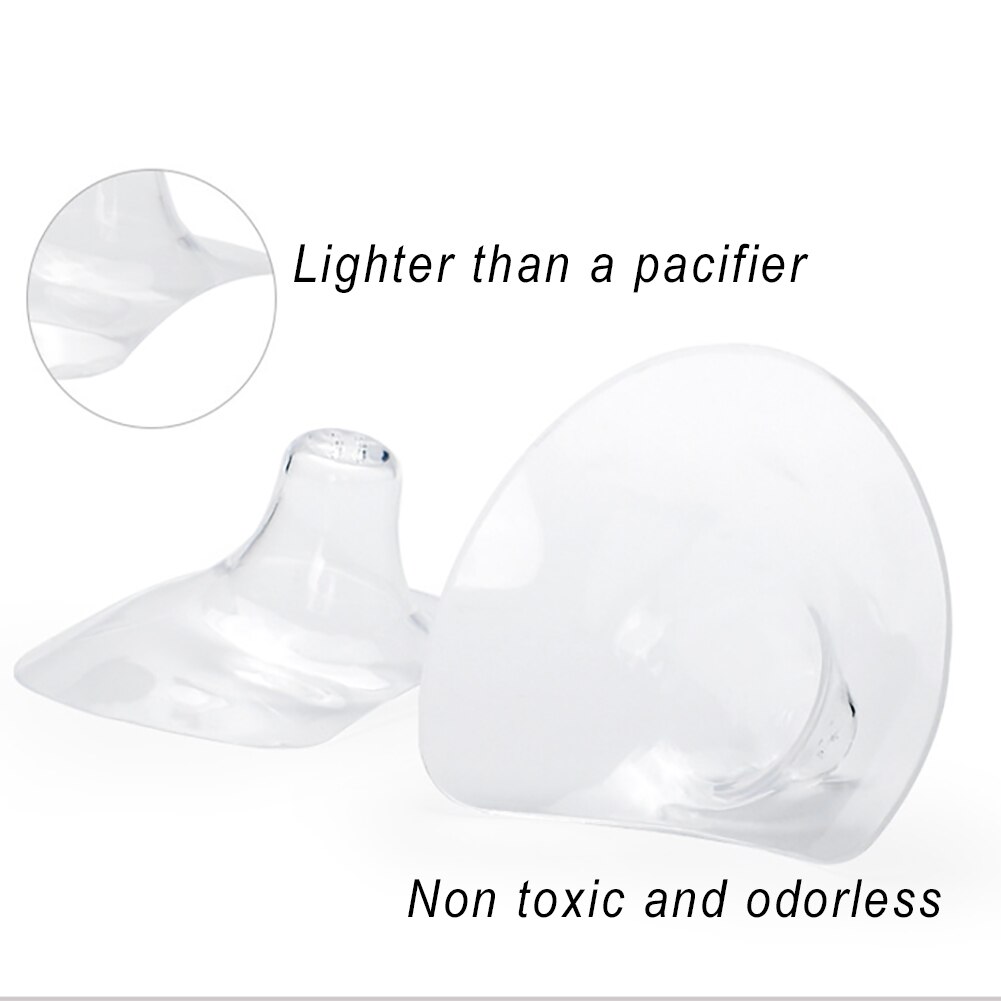 2 Stuks Moederschap Borstvoeding Verpleging Ultra Dunne Voorkomen Bijten Tepel Protectors Baby Cover Silicone Schilden Niet Giftig Moeders