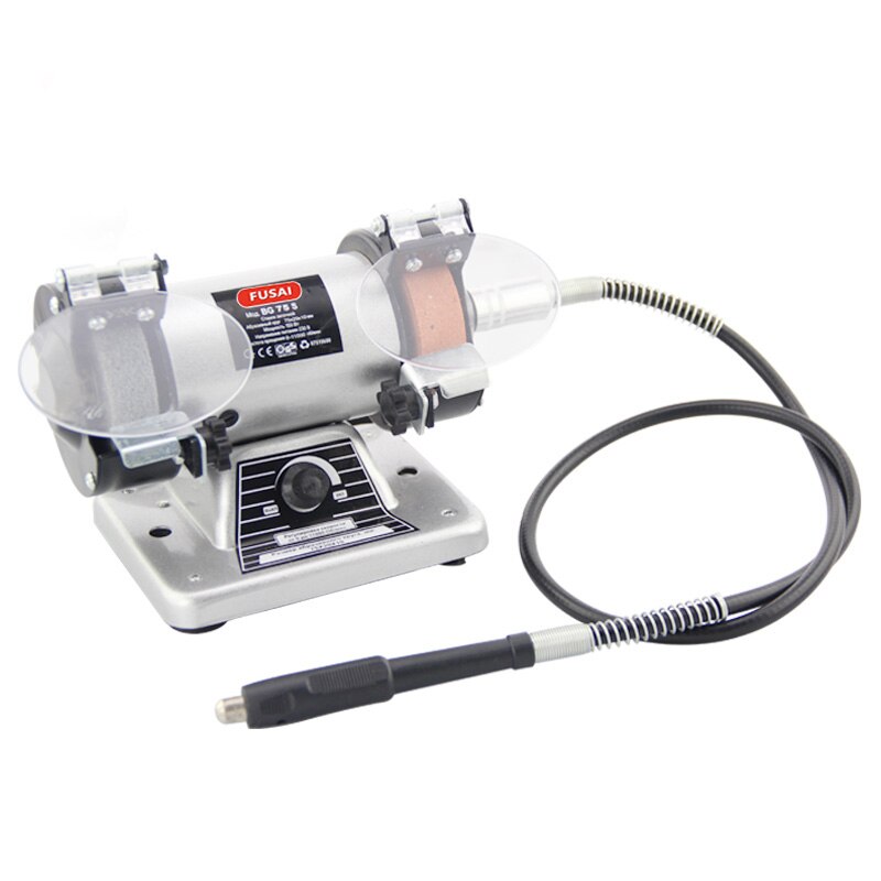 Mini Variable Speed Bench Grinder Jade carving machine table polishing machine