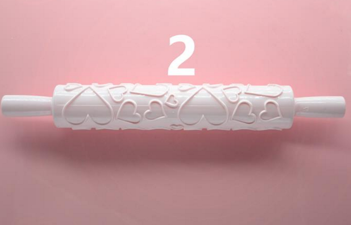 14 Styles Pastic Non-stick Fondant Cake Embossing Roller Sugarcraft Decorating Lace Rolling Pin DIY Kitchen Cooking Tool D794: 2
