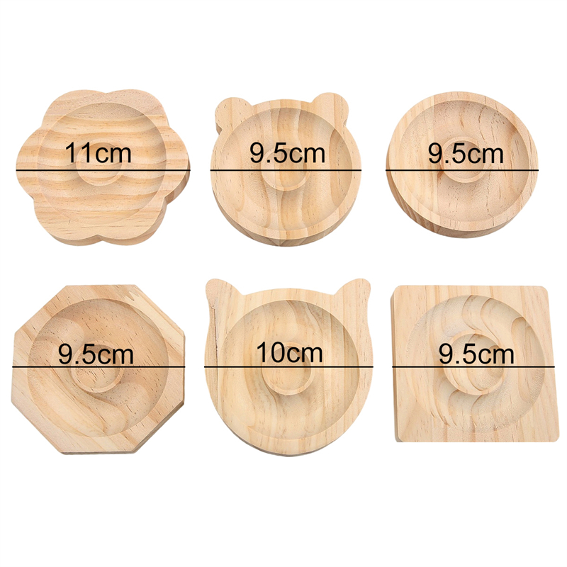 Houten kralen ontwerpbord Geschikte armband displaystandaard voor het maken van sieraden Kettingen Ambachten Lade Praktische display