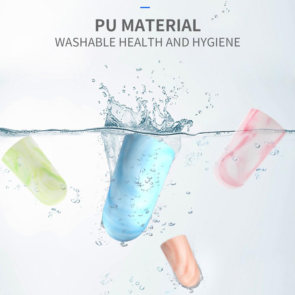1 Pair Soft Foam Comfort Earplugs Noise Reduction Ear Plugs Hear Safe Protection Earplug for Study Travel Sleeping Ear Plug