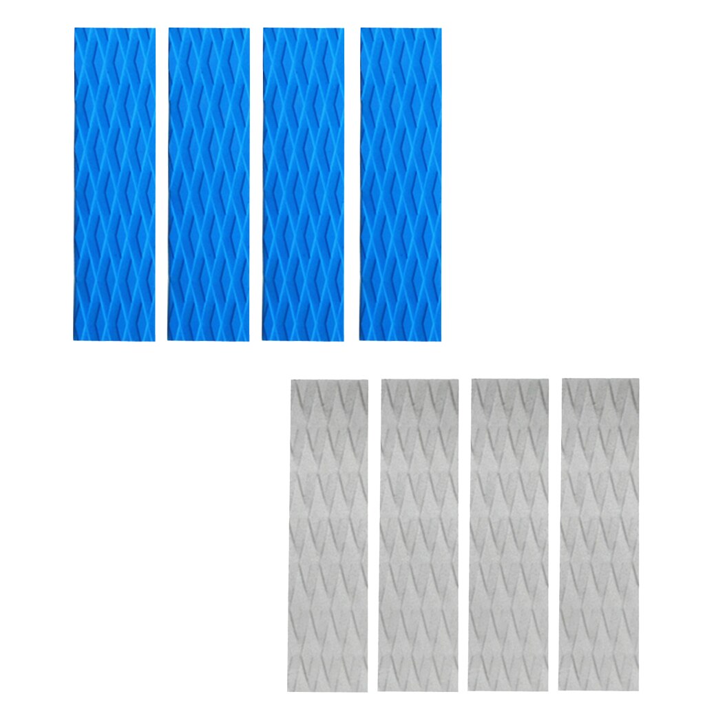 4x diamantspor surfebrett skimboard trekkplate hale pads surf bar dekk grep skimboard trekkplate tilbehør