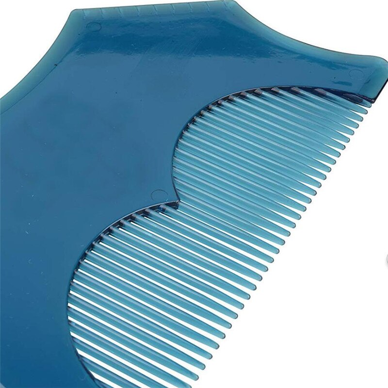 1pc mænd skæg skabelon skæg kam styling shaper hår skæg trim barbering guide værktøj makeup skønhed værktøj