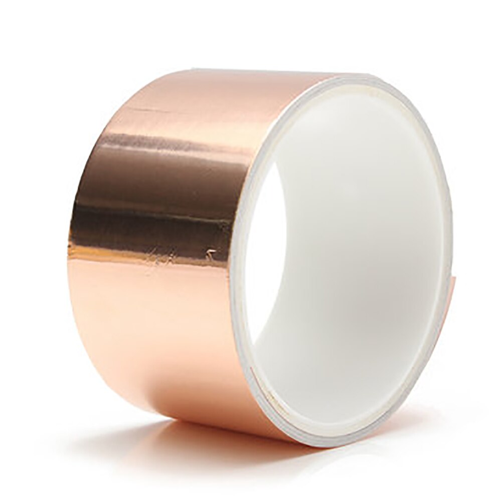 Guitar Copper Foil 50mmx3m Shielding Screening Tape Conductive Adhesive Stock