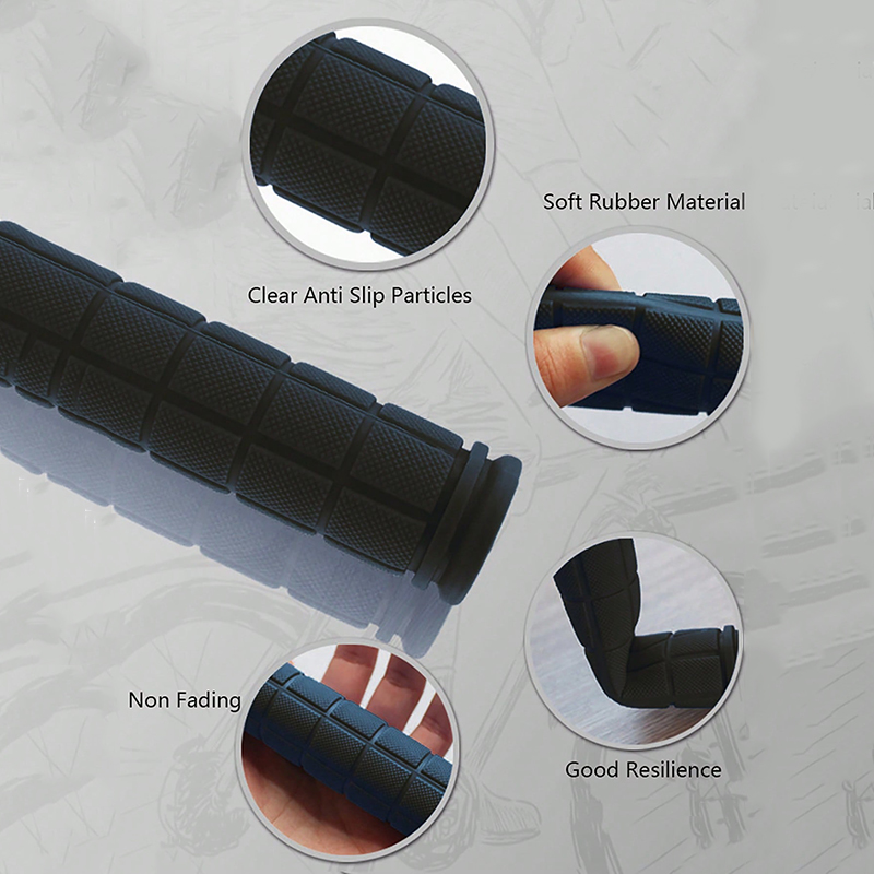 1 par de empuñaduras de manillar de bicicleta antideslizantes, empuñaduras de manillar de bicicleta, cubiertas de goma, piñón fijo, BMX, MTB, accesorios para bicicleta de montaña