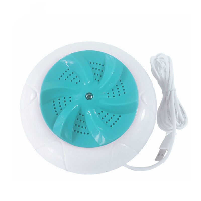 Mini lavadora ultrasónica automática, máquina de lavandería portátil con rueda de ondas, para el hogar y el dormitorio