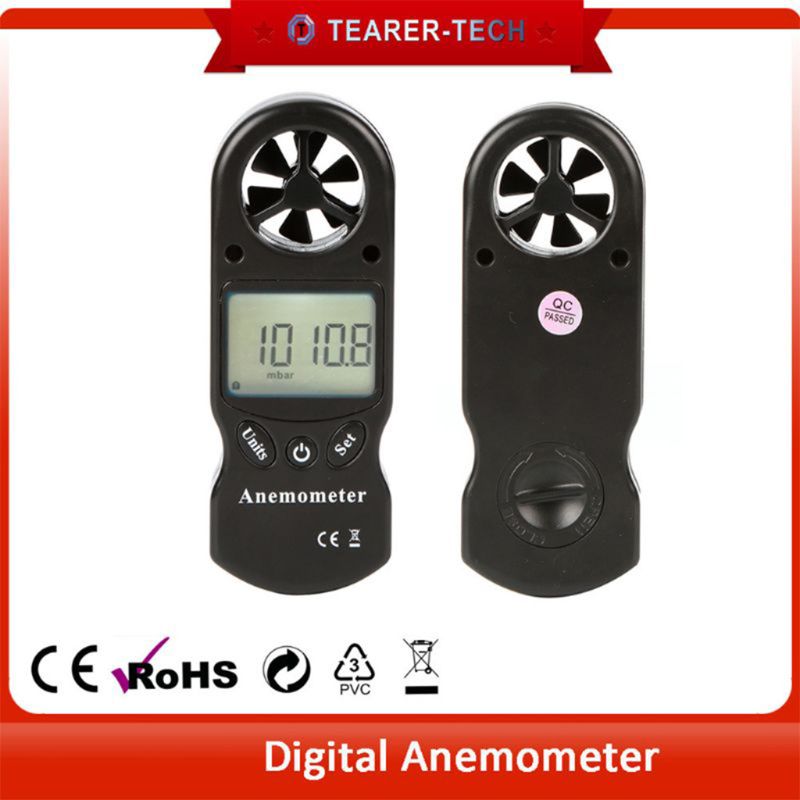 8 In 1 TL-302 Digitale Anemometer Lcd Display Thermometer Hygrometer Temperatuur Vochtigheid Wind Snelheid Chill Luchtdruk