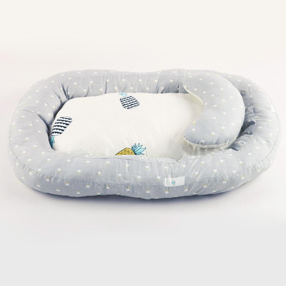 Bébé nid lit Portable berceau voyage lit infantile enfant en bas âge coton berceau pour -né clôture de protection autour pour éviter le renversement