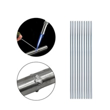 10/20 Pcs Aluminum Welding Rod Low Temperature Aluminum Welding Wire Aluminum Welding Flux Core 2MM/1.6MM Welding Consumables