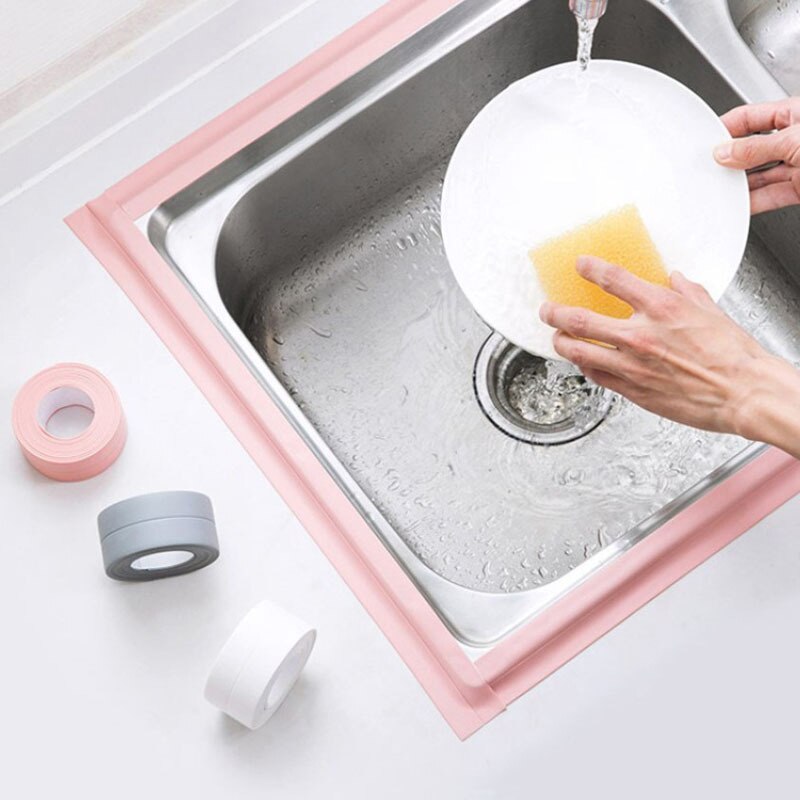 Carta da parati sigillante impermeabile e antimuffa da cucina adesivi murali per pavimenti da bagno in PVC impermeabile autoadesivo fai-da-te