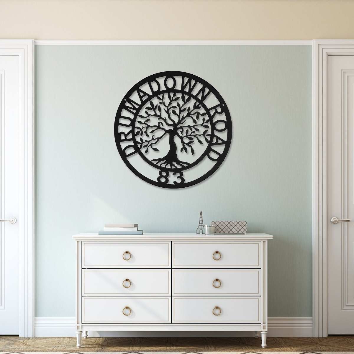 Tree of Life Family Tree Sign Wall Silhouette Wood Wall Decor Home Office Decoration Bedroom Living Room Decor Sculpture