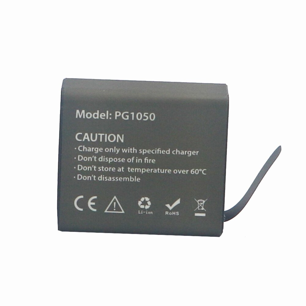 4 Stks PG1050 Oplaadbare Ion Reservebatterij 1050 mAh voor Eken V8s H8 H9 H8R H9R H8 Pro Sport Action Camera Onderdelen &amp; Accessoires