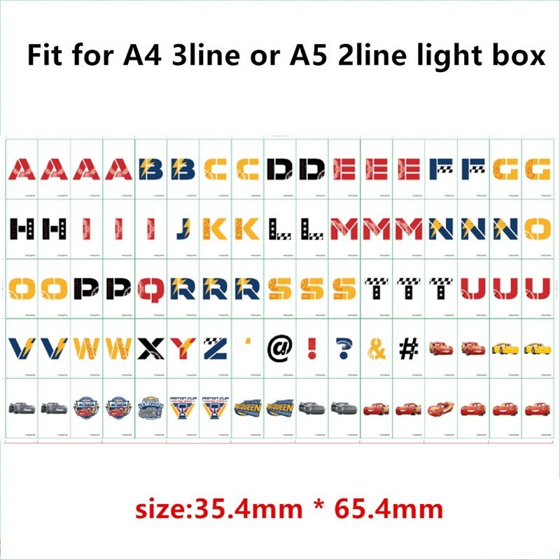 Led Brief Lamp A6 A5 A4 Size Diy Plastic Lichtbak Met 85 Letters Plasic Lightbox Marquee Teken Tafel Decoratie verlichting