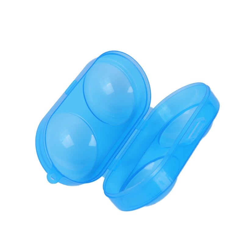 Portable Table Tennis Container For 2 Ping Pong Balls Box PP Plastic Key Chain Tool Ping Pong Storage Case Sports Training