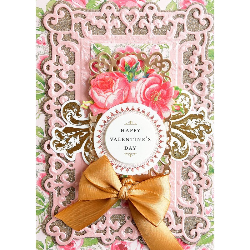Festooned Retro Rectangle Frames Fancy Edges Christmas Border Metal Cutting Dies for DIY Scrapbooking Cards Crafts Dies