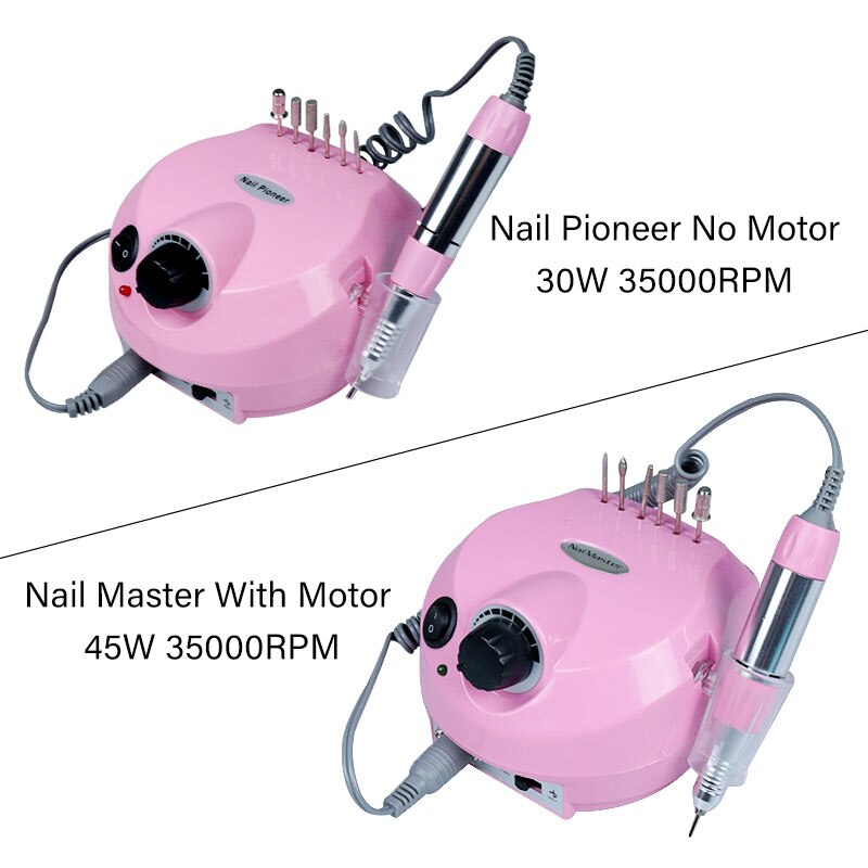 30W 35000 Rpm Professionele Elektrische Nagel Polijstmachine Mill Cutter Sets Voor Manicure Nail Art Equipment Tool