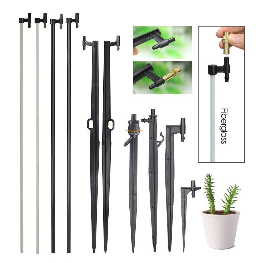 11-50CM Micro Sprinkler Stakes Garden Water Nozzle Spray Support 6.0/7.5mm Joints Greenhouse Yard Irrigation Watering Brackets
