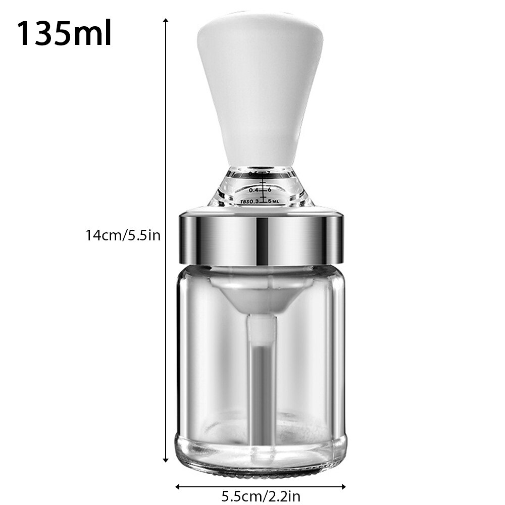 135ml Silicone Oil Brush Bottle Barbecue Grill Oil Brush Baking Pastry Steak Liquid Dropper Bottle Dispenser Kitchen Accessories: Red
