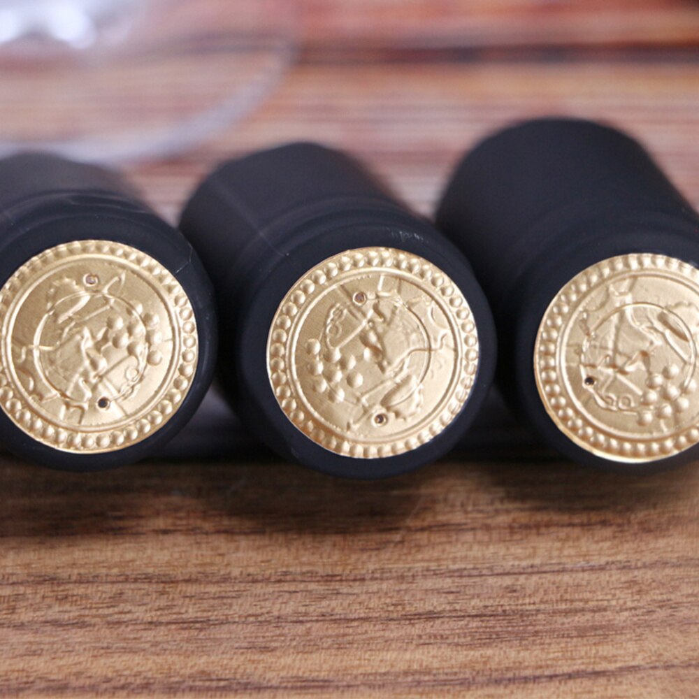 100pcs Wine Bottle Heat Shrink Capsules Wine Heat Shrinkable Plastic Cap Red Wine Heat Shrinkable Film Wine Accesso
