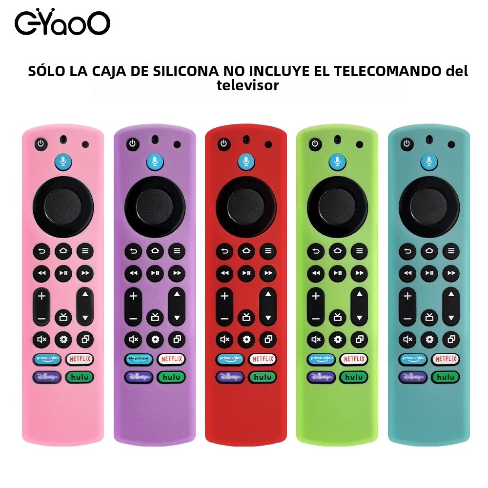 Silikonowa osłona pilota do Fire TV Stick 4K Max 2. generacji Fire TV Omni Series Remote ze smyczą świecącą w ciemności