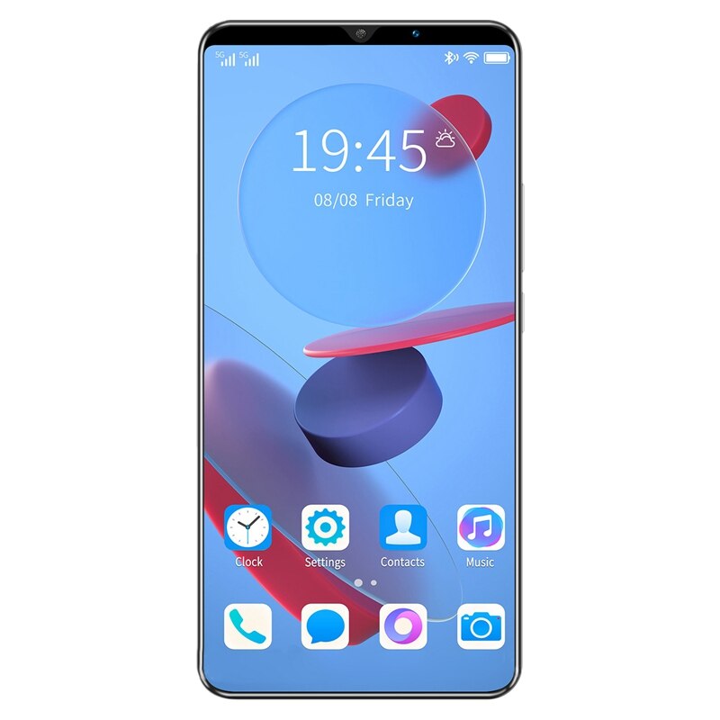M12 Ultra Smartphone 5.8 Inch MTK6580 Dual Core 512Mb + 4G Ram Dual Sim Dual Standby Android4.4 Mobiele telefoon Eu Plug: black