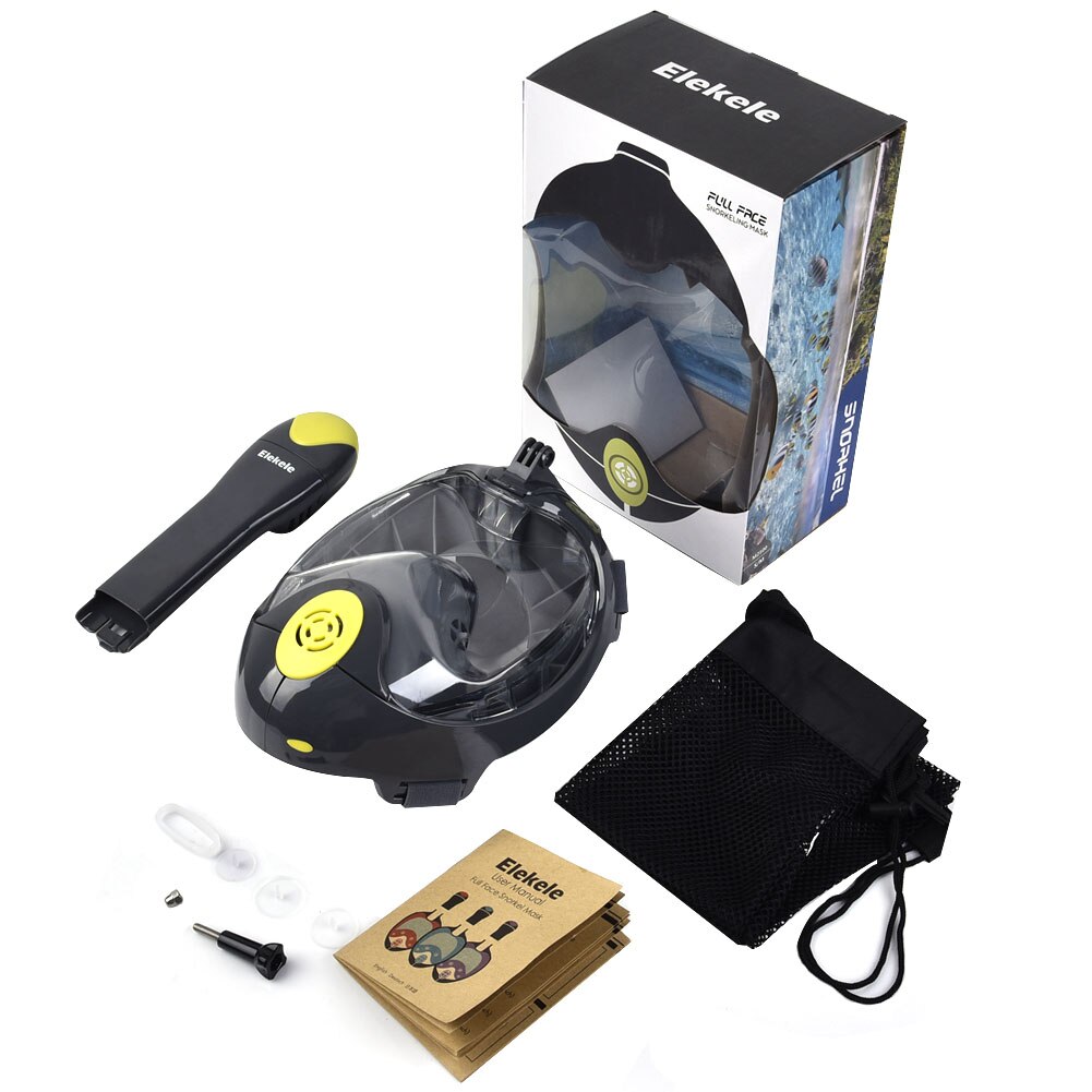 Full Face Snorkel Mask - Anti-Fog - Waterproof - Scuba Diving & Swimming Gear for Adults & Youth