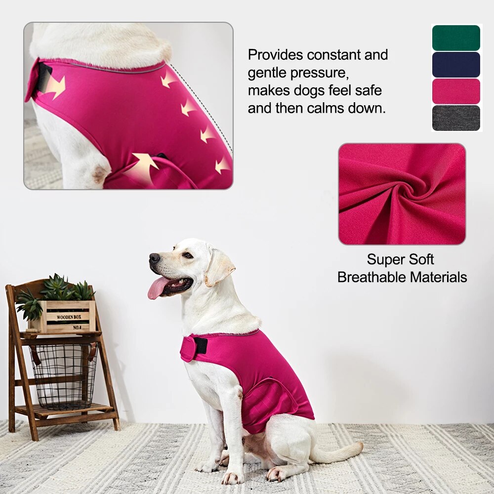 Hond Angst Vest XS-XL Hond Angst Jas Reflecterende Vest Voor Small Medium Grote Hond Kleding Shirt Pet Product