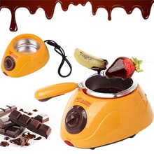 Thuisgebruik 20W Duurzaam Roestvrij Chocolade Smeltkroes Elektrische Fondue Smelter Machine Diy Chocolade Tool Euplug Chocolade Fontein