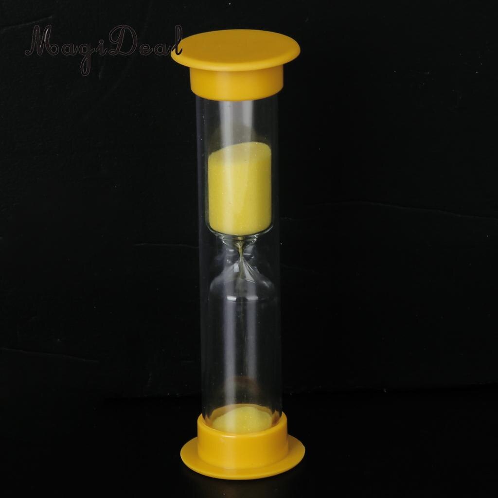 Magideal Home Decoratieve Kleine Klok Timer Countdown Zandloper Zandloper Zand Klok 1/2/3 Min Geel/Blauw/Rode Pick